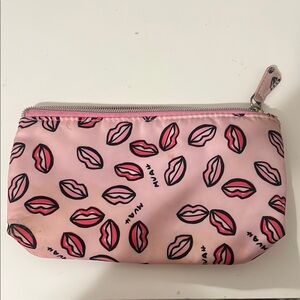 Pink Lip Print Women's Bag
